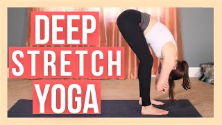 45 min Slow Flow DEEP STRETCH Yoga for Flexibility  STRETCH amp RELAX [upl. by Dnomsad]