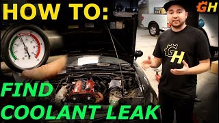 The RIGHT Way to Find A Coolant Leak [upl. by Cirenoj]