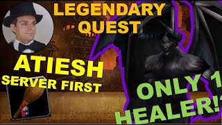 SERVER FIRST Atiesh Demon Legendary Sword Stream Highlights World of Warcraft Classic SimonizeShow [upl. by Aurelie]