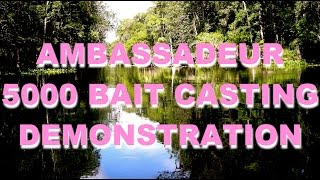 ABU Ambassadeur 5000 Bait Casting Reel Demo in 1956 [upl. by Ysak]