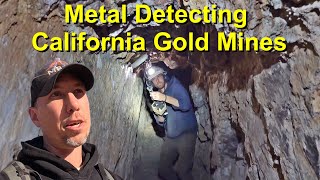 Metal Detecting amp Exploring California Gold Mines [upl. by Sherl]