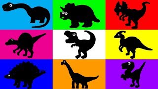 Lets Draw Dinosaurs Together  Drawing and Coloring with Glitter amp Googly Eyes [upl. by Annerb]