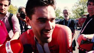 Tom Dumoulin Satisfied With Giro dItalia Stage 1 TT Pacing [upl. by Pickar622]