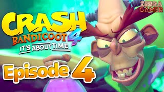 Crash Bandicoot 4 Its About Time Gameplay Walkthrough Part 4  Tranquility Falls N Brio Boss [upl. by Wing]