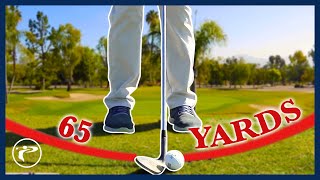 How To Hit Wedge Shot 50 75 Yards  BODY DRAW [upl. by Aay960]