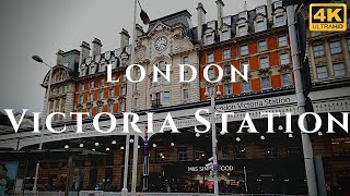 London Victoria Station Walk Through England 4K [upl. by Acina359]