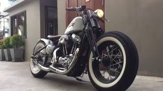 Harley Sportster custom Bobber [upl. by Arima]