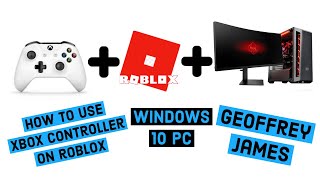 Roblox Xbox One Controller For Windows 10 PC  How to connect Bluetooth or Wired [upl. by Hamforrd]