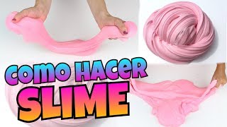 DIY  Como Hacer SLIME  FÁCIL Y SIN BÓRAX  NatyGloss [upl. by Snowman331]