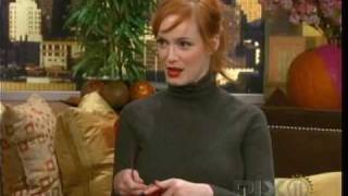 Christina Hendricks Interview  WPIXTV [upl. by Pete287]