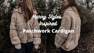 Crochet Harry Styles Inspired Cardigan BUT with MORE TEXTURE [upl. by Craggy436]