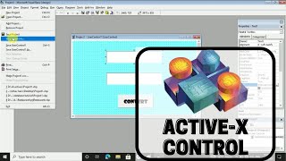 Active X control in Visual basic 60  Create your own active x control  2021 [upl. by Lamak147]