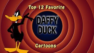 Top 12 Favorite Daffy Duck Cartoons [upl. by Ginsburg]