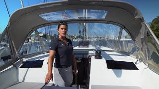 BENETEAU Oceanis 401 Full Review amp Walkthrough Onboard The Latest Born 40footer Sailboat Cruiser [upl. by Lyrak]