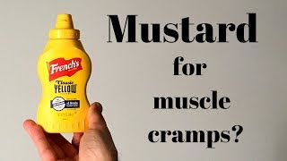 Mustard for muscle crampspain SERIOUSLY [upl. by Kleinstein]