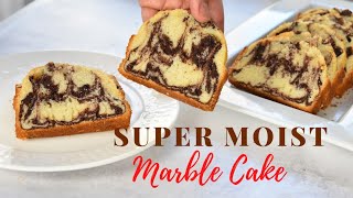 How to make Super Moist Vanilla amp Chocolate Marble Cake [upl. by Ainezey]