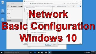 Network basic configuration Windows 10 [upl. by Elsbeth465]