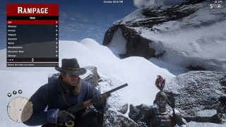 Red Dead Redemption 2 Mod Menu  Rampage Menu  Download In Description [upl. by Catarina]