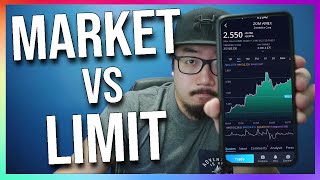 Market Order vs Limit Order EXPLAINED investing for beginners [upl. by Hardej]