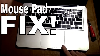 Macbook TrackPad  MousePad Not Clicking DIYHow To [upl. by Emearg]