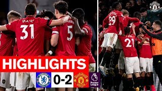 Highlights  Chelsea 02 Manchester United  Premier League 201920 [upl. by Saimon]