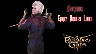 Baldurs Gate 3 Voice Lines Astarion  5121 files [upl. by Publius]