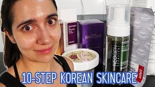 I Tried A 10Step Korean Skincare Routine For A Month [upl. by Duston]