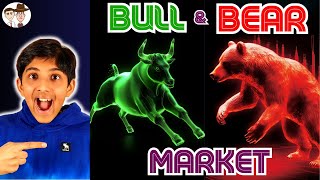 What are a Bull amp Bear Market A Simple Explanation for Kids and Beginners [upl. by Grote]