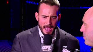 UFC 181 CM Punk Interview [upl. by Arimahs60]