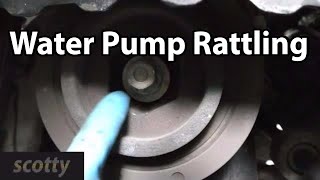 Fixing A Rattling Water Pump [upl. by Greenlee]