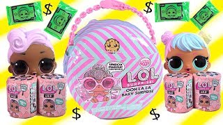 NEW BIG LOL Surprise Ooh La La Little Baby Sister Money Blind Bags  Color Change [upl. by Retlaw182]