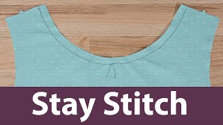 How to Sew a Stay Stitch  Updated [upl. by Dagna]