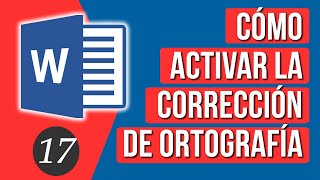 Como Activar la Correccion de Ortografia en Word [upl. by Stav]