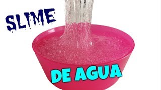 Haz SLIME DE AGUA Probando recetas de 💦Water Slime💦 [upl. by Holms]