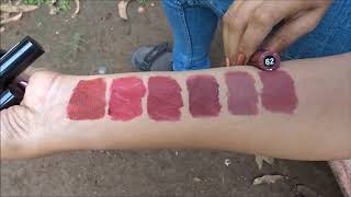 MISS CLAIRE SOFT MATTE LIP CREAM SIMILAR SHADES OF 55  Sherin Varughese [upl. by Timms]