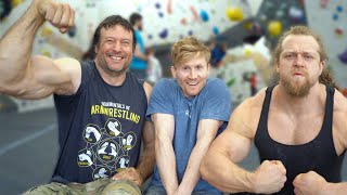 Worlds Strongest Arms VS Rock Climbing [upl. by Lamdin]