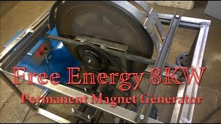 Generator PMG Perpetuum Mobile Free Energy 8KW Test1 [upl. by Arolf672]