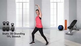 How to do a Static 3D Standing TFL Stretch [upl. by Lorianne]