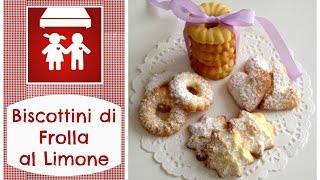 Biscottini di Frolla al Limone di Luca Montersino e GIVEAWAYDolci 2CK [upl. by Kerrie]