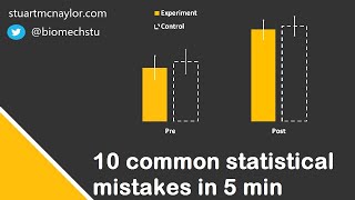 Ten Statistical Mistakes in 5 Min [upl. by Hebrew]