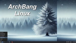 ArchBang distro Archlinux Super Leve [upl. by Joub704]