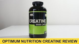 Optimum Nutrition Creatine 2500 Caps Review [upl. by Cheston]