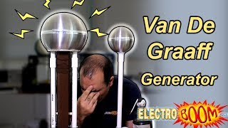 Building a Van De Graaff HIGH VOLTAGE Generator [upl. by Fitzpatrick]