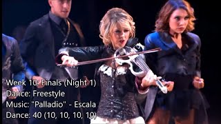 Lindsey Stirling  All Dancing With The Stars Performances [upl. by Bondie]