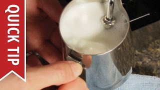 How to AutoFroth Milk for Lattes [upl. by Artenal426]