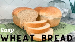 HOW TO MAKE HOMEMADE WHEAT BREAD  STEP BY STEP [upl. by Espy]