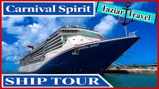 CARNIVAL SPIRIT  Full Ship Tour [upl. by Otero233]