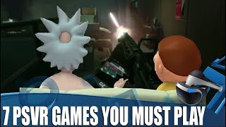 7 PlayStation VR Games You Must Play [upl. by Arluene425]