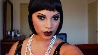 1920s Flapper Girl Makeup Tutorial [upl. by Bezanson]