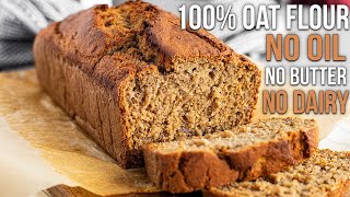 Healthy Banana Bread OAT FLOUR [upl. by Boswall351]